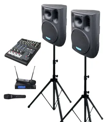 DEXON 2x BC 1000A + MBD 830 + MD 505 + DMC 2220 ozvočenje z mikrofoni