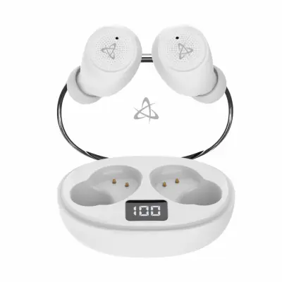 SBOX slušalke bele bluetooth z mikrofonom EB-TWS115