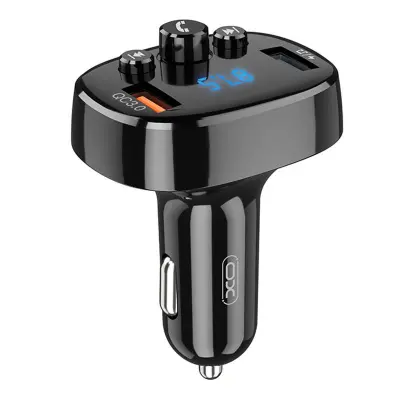 Oddajnik FM XO BCC03 Bluetooth, QC 3.0, 2x USB, 18 W (črn)