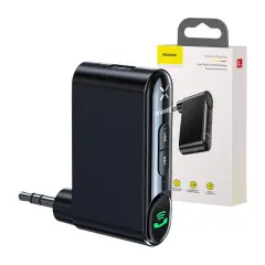 Baseus Qiyin AUX sprejemnik Bluetooth za avtomobil črne barve