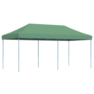 vidaXL Zložljivi pop-up šotor za zabave zelen 580x292x315 cm