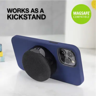 SCOSCHE, kompaktni brezžični zvočnik združljiv z MagSafe®, črna