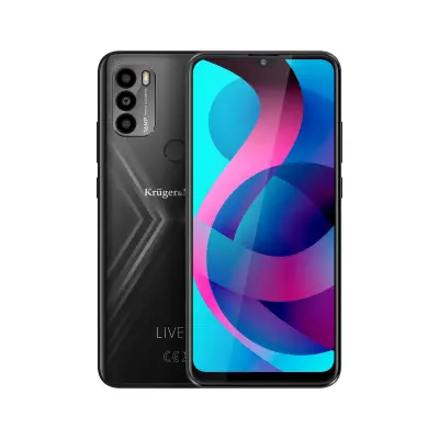16Mpx pametni telefon 2x SIM 64GB NFC LIVE 9 črn