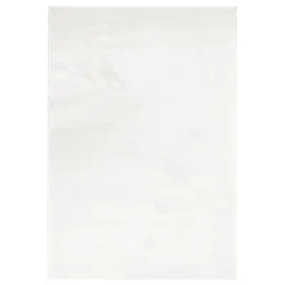 vidaXL Preproga OVIEDO s kratkimi vlakni krem 120x170 cm