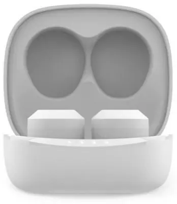 KSIX, brezžične slušalke Oblivion, dizajn v ušesu, avtonomija 4+15 h, bele.