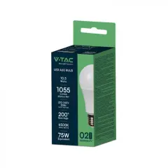 V-TAC VT-2112 10.5W E27 A60 6500K LED sijalka