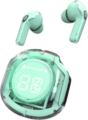 Brezžične ušesne slušalke Bluetooth 5.3 LED zaslon za napajanje