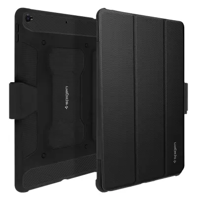 Spigen Rugged Armor Pro iPad 9 2021, iPad 8 2020 & iPad 7 2019 Celotno ohišje, odporno na udarce, s funkcijo stojala - crna