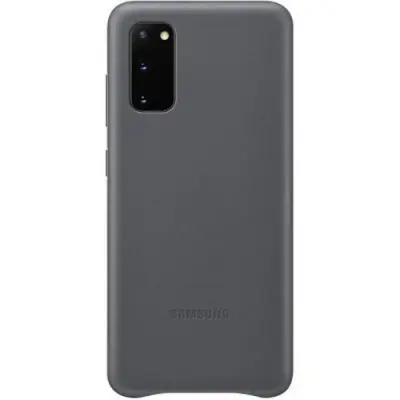 Samsung, Usnjena torbica za Samsung EF-VG980LJ za Galaxy S20 G980, Siva