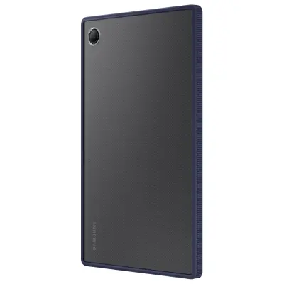 Originalni ovitek za Samsung Galaxy Tab A8 10.5 Clear Edge Cover, s prosojno hrbtno stranjo in mornarsko modrim obrisom
