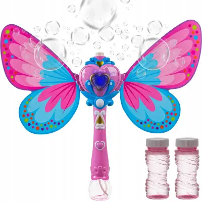 LED baterijski stroj za milne mehurčke Butterfly