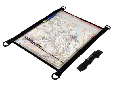 OverBoard Medium Map Pouch, Etui za dokumente, Črna