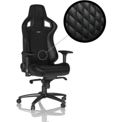 Stol Noblechairs Epic iz pravega usnja črn