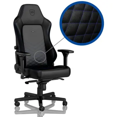 Noblechairs Hero Pu usnjeni stol črno/moder