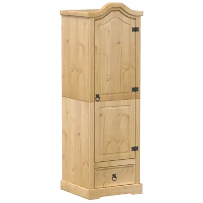 vidaXL Garderobna omara Corona 55x52x170 cm trdna borovina
