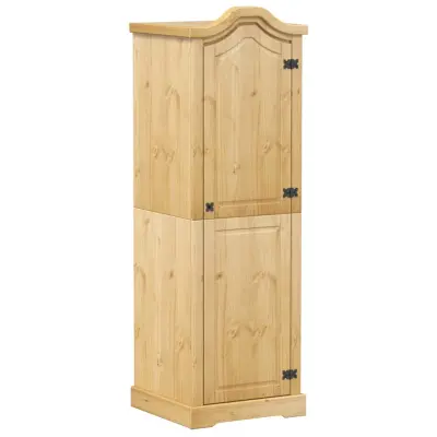 vidaXL Garderobna omara Corona 55x52x170 cm trdna borovina
