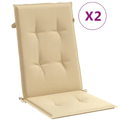 vidaXL Blazina za stol 2 kosa melanž bež 120x50x4 cm blago