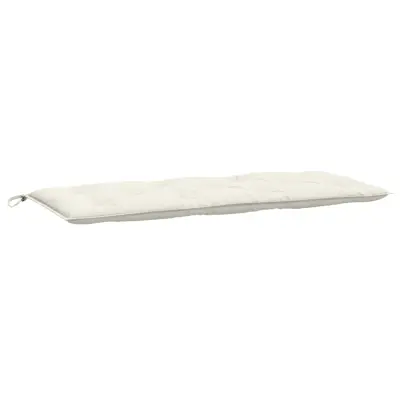 vidaXL Blazina za vrtno klop melanž krem 120x50x7 cm blago