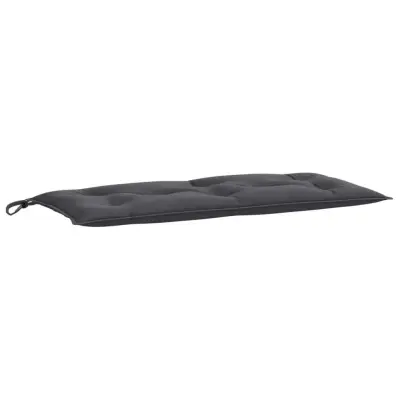vidaXL Blazina za vrtno klop melanž antracitna 100x50x7 cm blago