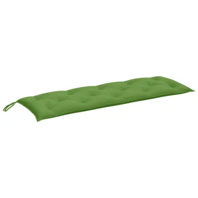 vidaXL Blazina za vrtno klop melanž zelena 150x50x7 cm blago