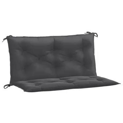 vidaXL Blazina za vrtno klop 2 kos melanž antracit 100x50x7 cm blago