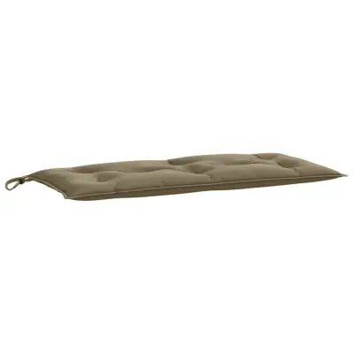 vidaXL Blazina za vrtno klop melanž taupe 100x50x7 cm blago