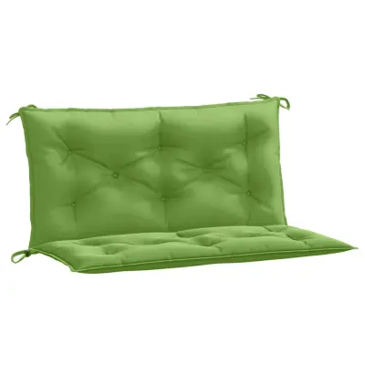 vidaXL Blazina za vrtno klop 2 kosa melanž zelena 100x50x7 cm blago