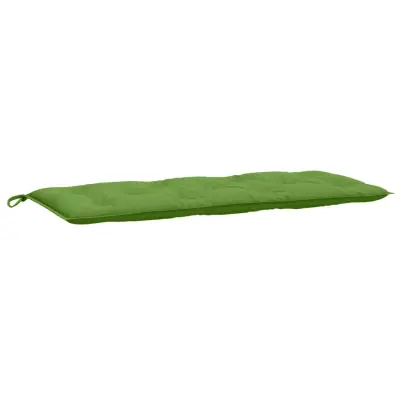 vidaXL Blazina za vrtno klop melanž zelena 120x50x7 cm blago