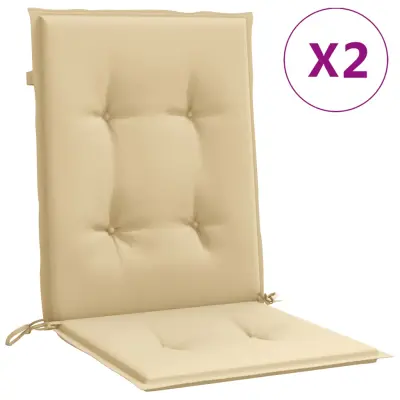 vidaXL Blazina za stol 2 kosa melanž bež 100x50x4 cm