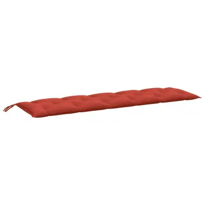 vidaXL Blazina za vrtno klop melanž rdeča 180x50x7 cm blago