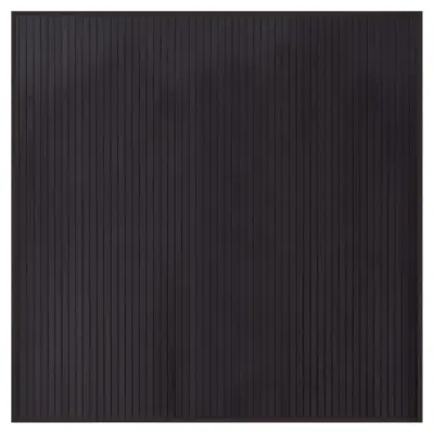 vidaXL Preproga kvadratna temno rjava 100x100 cm bambus