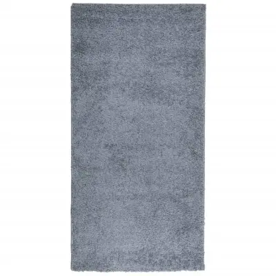 vidaXL Košata preproga PAMPLONA moderna modra 100x200 cm