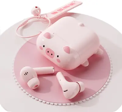 Brezžične srčkane ušesne slušalke Bluetooth Kawaii