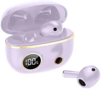 Brezžični Bluetooth za v uho z okroglim LCD zaslonom