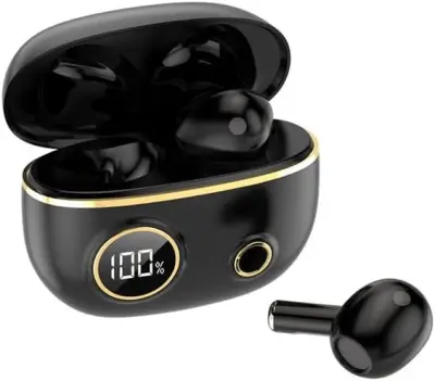 Brezžični Bluetooth za v uho z okroglim LCD zaslonom