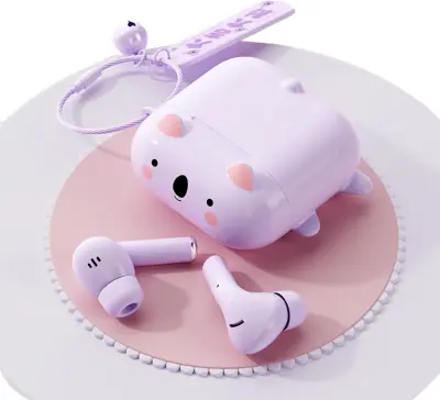 Brezžične srčkane ušesne slušalke Bluetooth Kawaii