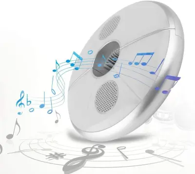 Luč za dežnik Bluetooth, lučka za dežnik Bluetooth, polnjenje prek USB-ja, 7 pisanih LED luči za senčnik z zvočnikom Bluetooth za dežnik za šotor