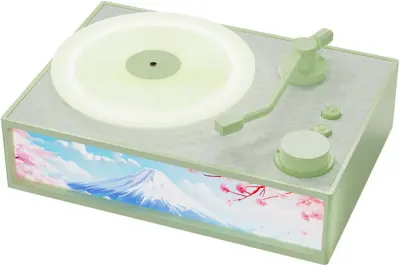 Retro Bluetooth zvočnik Retro prenosni brezžični zvočnik v slogu predvajalnika vinilnih plošč