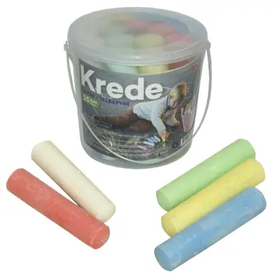 Krede v vedru, 15 kosov