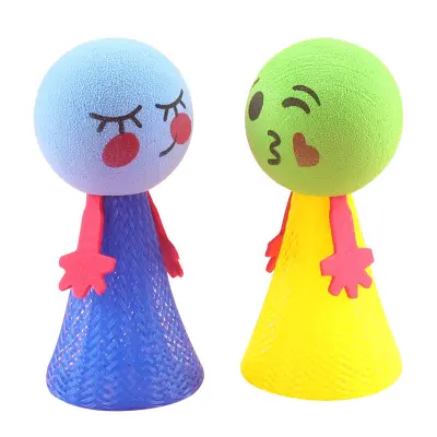 Bounce elf eva spring person bounce villain jump jumper otroško darilo igrača lutka