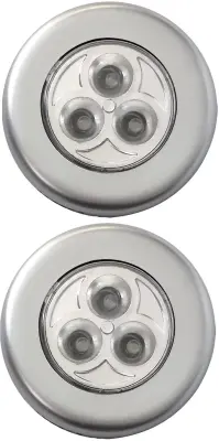 2 paketa LED baterijskih luči Brezžična nočna lučka