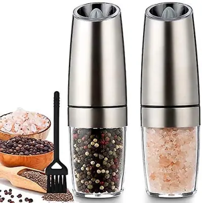 Komplet mlinčkov za poper z gravitacijskim 90-stopinjskim senzorjem nagiba, električno enoročno soljo