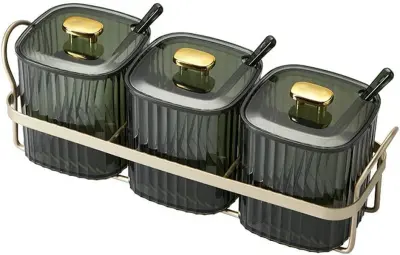 Lahek, luksuzen kozarec za začimbe, kombinirani kozarec za kuhinjsko kuhinjo