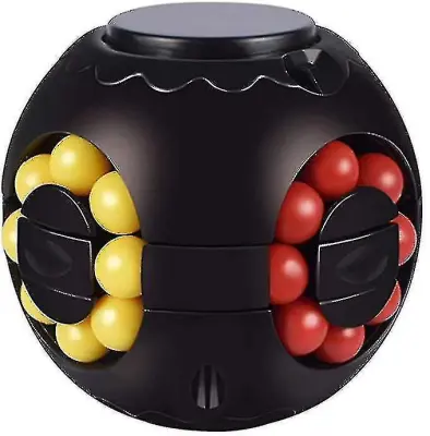 Prstna Rubikova kocka, vrtljiva plošča, vrtljivi dekompresijski žiroskop, otroške izobraževalne igrače, črna