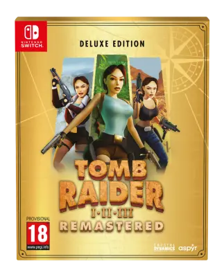 TOMB RAIDER I-III REMASTERED STARRING LARA CROFT - DELUXE EDITION igra za NINTENDO SWITCH