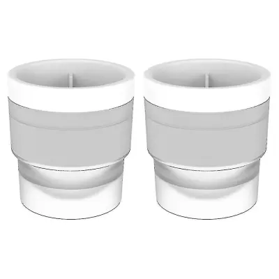 2 kosa okroglih kalupov za ledene kocke, silikonski gospodinjski viski