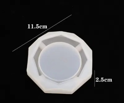 Pepelnik silikonski kalup silikonski kalup za litje DIY miza za shranjevanje kristalnih kapljic