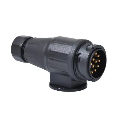 1Pc 12v vtič za prikolico, plastični vodoodporen priklopnik, 13-polni priključek za ožičenje, adapter za električni priključek