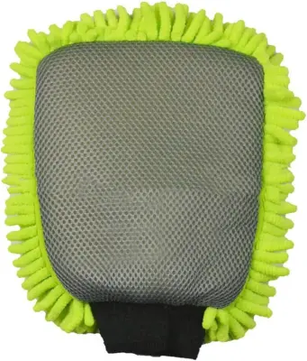 Čistilna krpa iz mikrovlaken, rokavice za pranje avtomobila, čistila zelena
