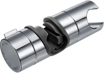 Zamenljivo držalo za ročno prho, držalo za glavo prhe, nastavljiv premer 18–25 mm, krom ABS (srebrna)